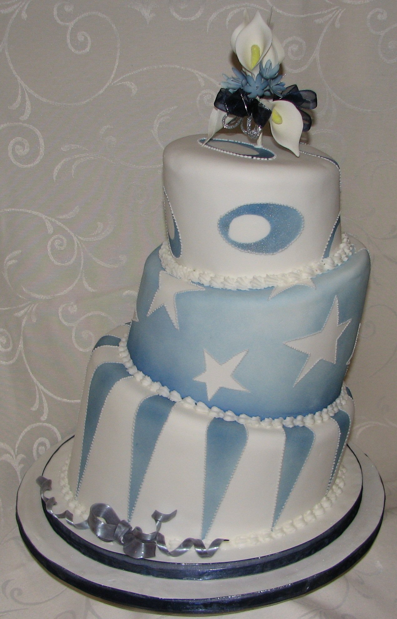 Crooked lopsided cake