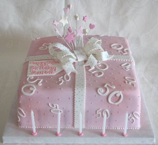 gift box cake parcel cake